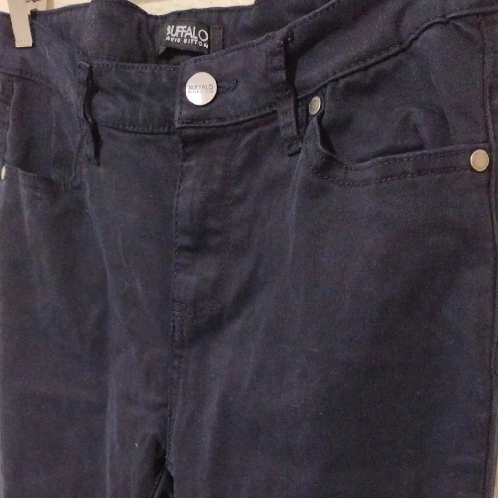Buffalo David Bitton Black Skinny Jeans Modern Fit - Picture 6 of 9
